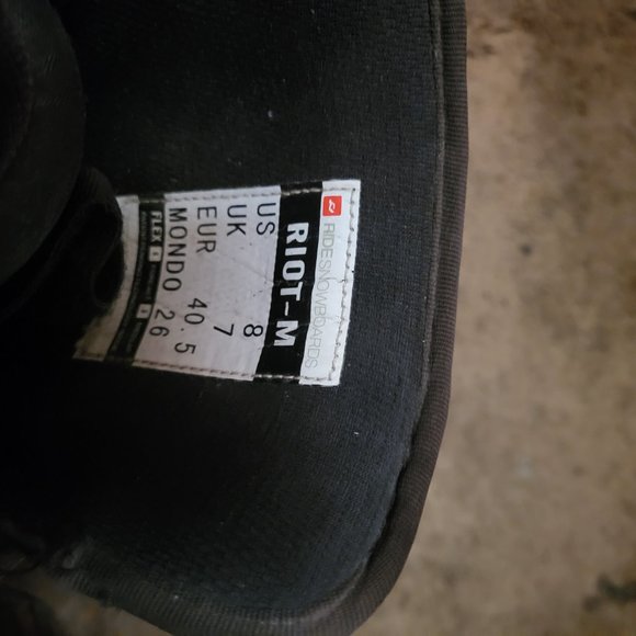 Ride riot snowboard boots - Picture 3 of 4